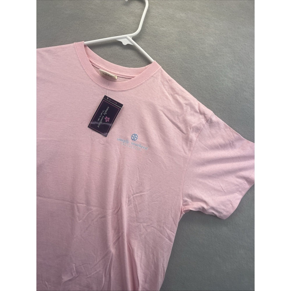 Simply Southern Womens L Pink Class Of 2022 Tshirts Better Days Ahead Van New
